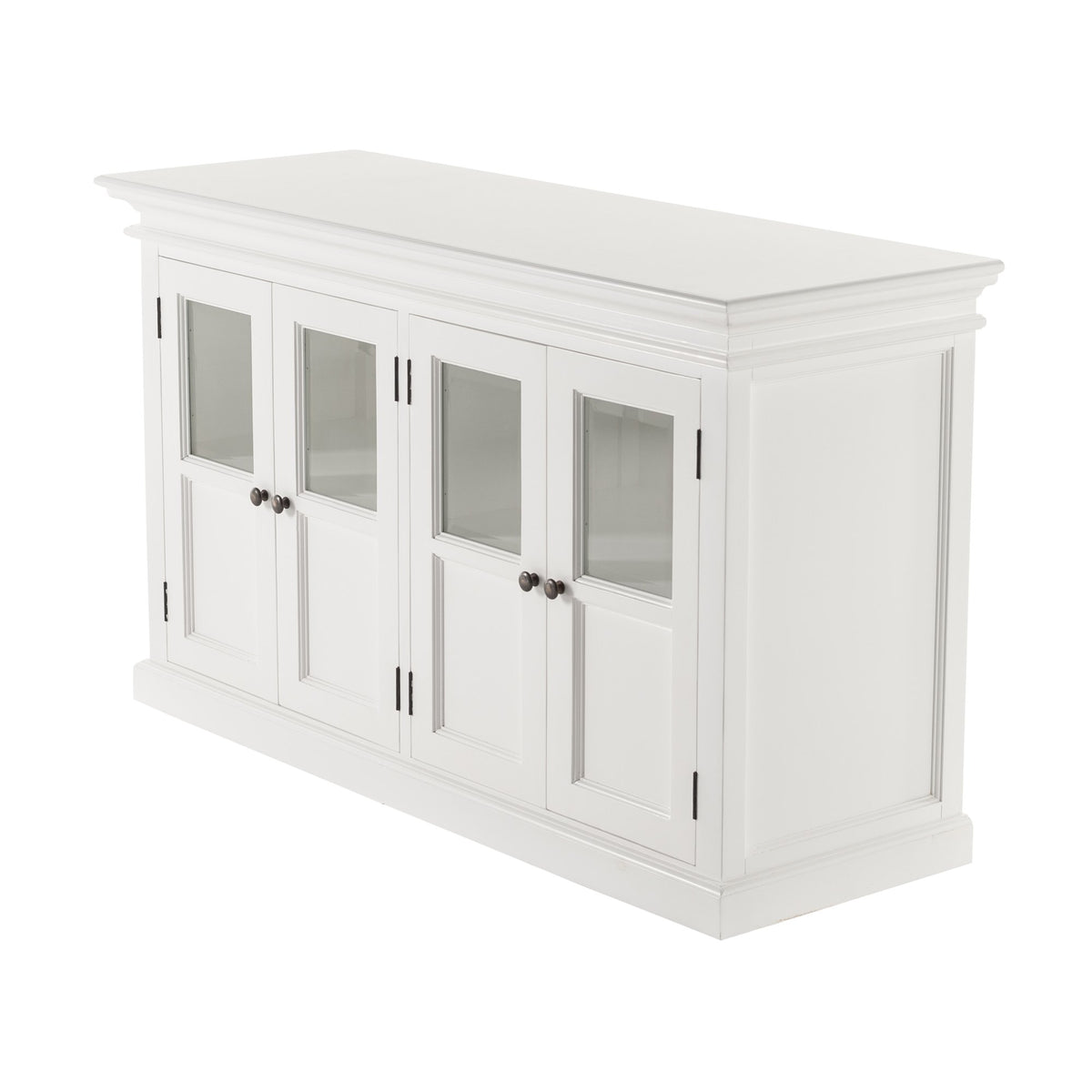 NovaSolo Halifax Buffet with 4 Glass Doors, Classic White – view 3