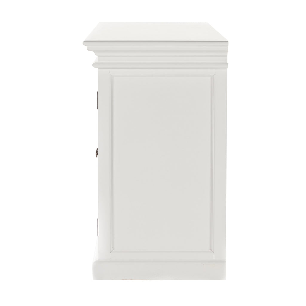NovaSolo Halifax Buffet with 4 Glass Doors, Classic White – view 5