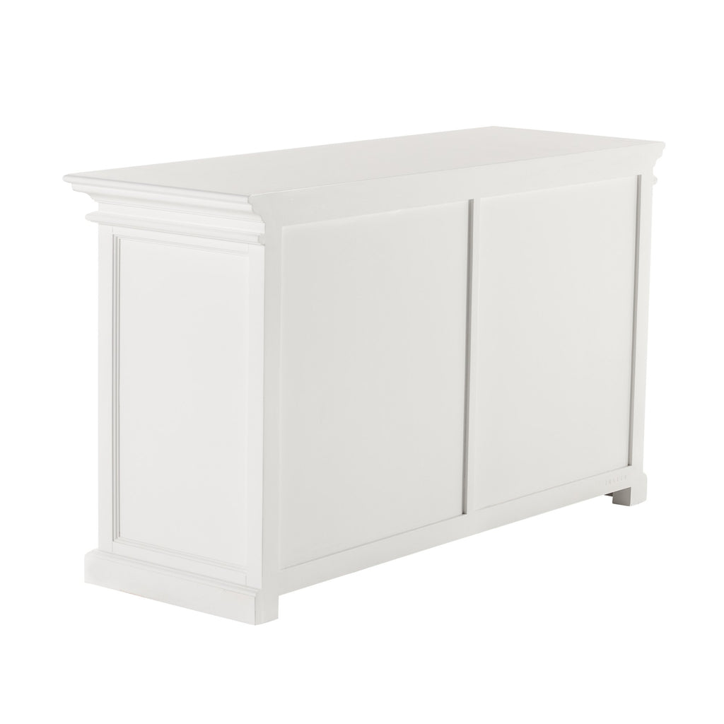NovaSolo Halifax Buffet with 4 Glass Doors, Classic White – view 6