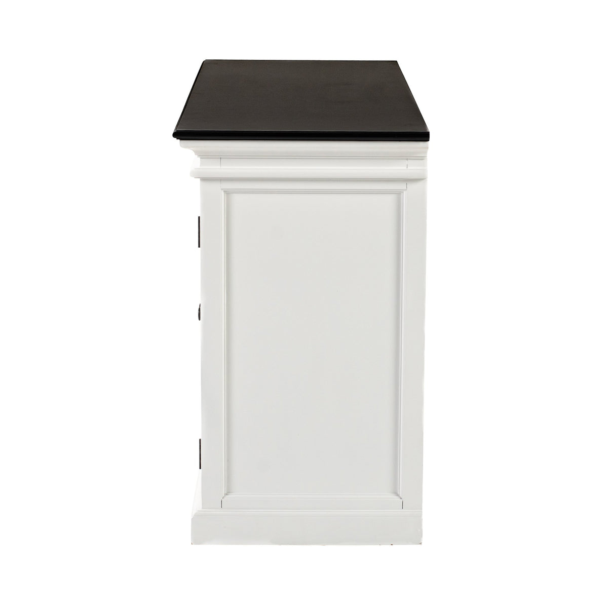 NovaSolo Halifax Contrast Buffet with 4 Glass Doors, Classic White & Black – view 5