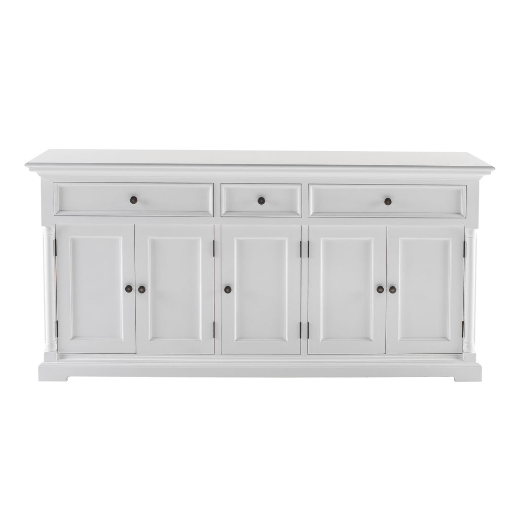 NovaSolo Provence Buffet with 5 Doors, Classic White