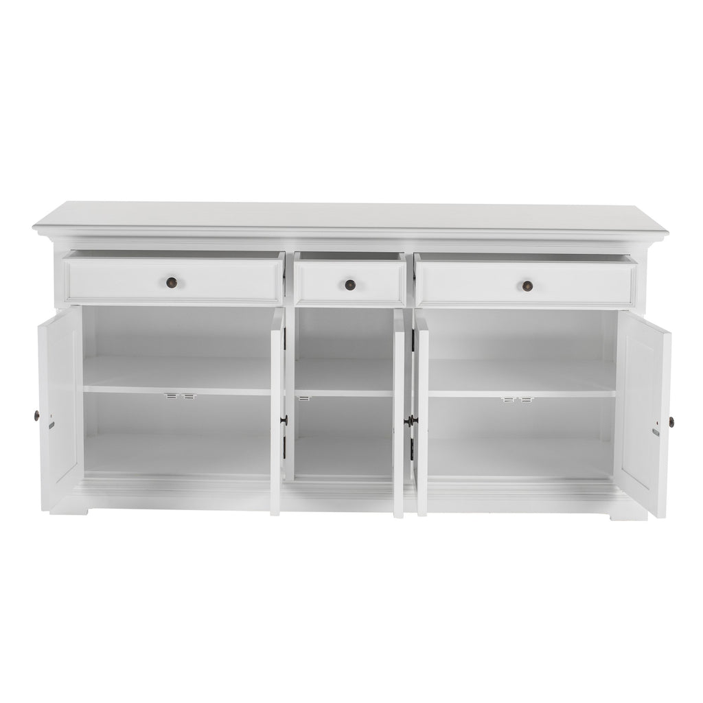 NovaSolo Provence Buffet with 5 Doors, Classic White – view 2