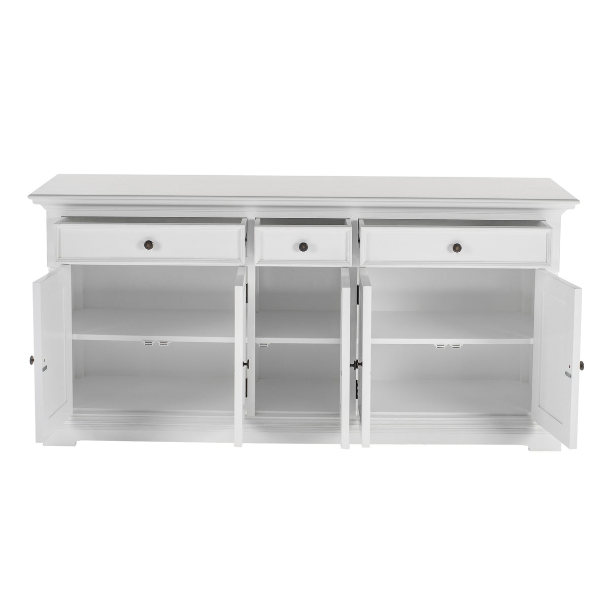 NovaSolo Provence Buffet with 5 Doors, Classic White – view 2