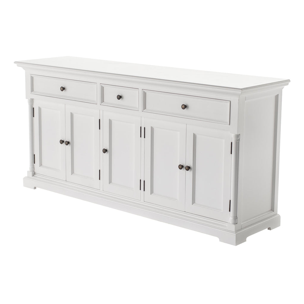 NovaSolo Provence Buffet with 5 Doors, Classic White – view 3