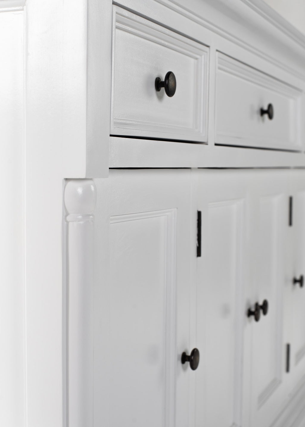 NovaSolo Provence Buffet with 4 Doors 3 Drawers, Classic White – view 10