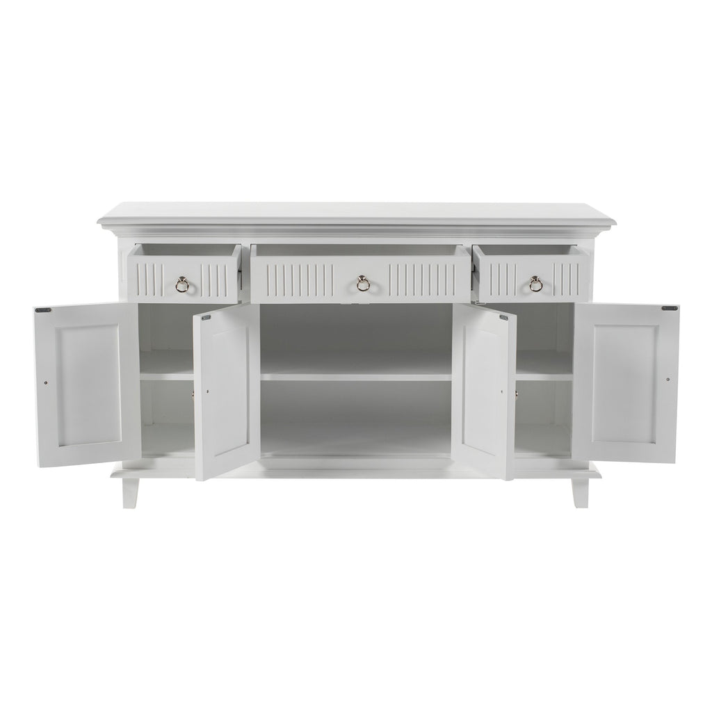 NovaSolo Skansen Buffet with 4 Doors 3 Drawers, Classic White – view 2