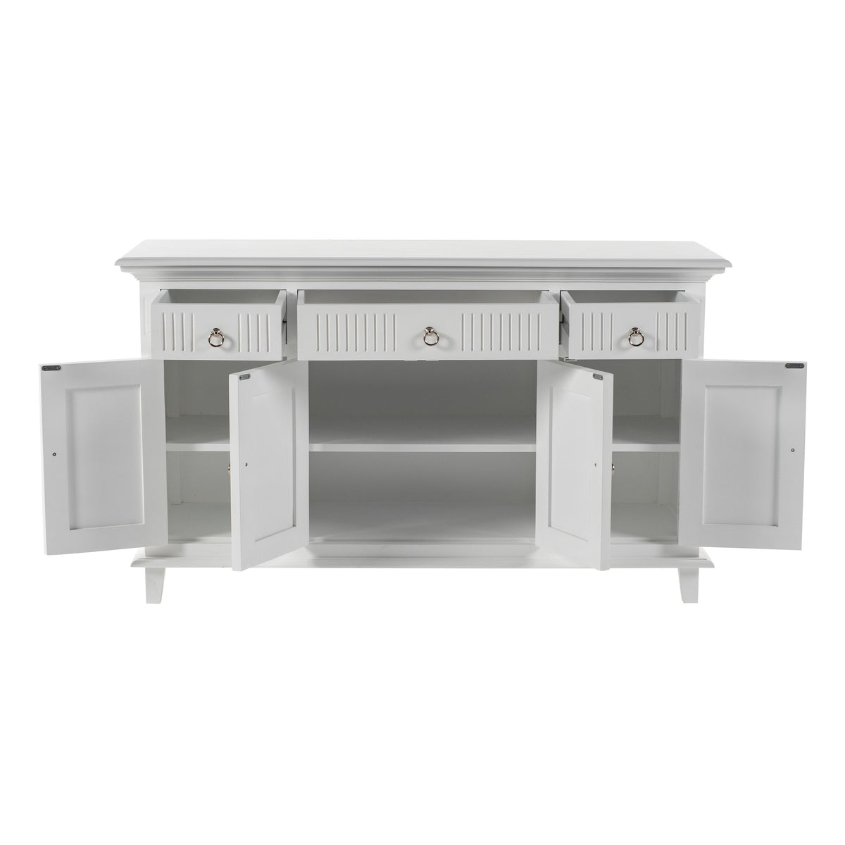 NovaSolo Skansen Buffet with 4 Doors 3 Drawers, Classic White – view 2