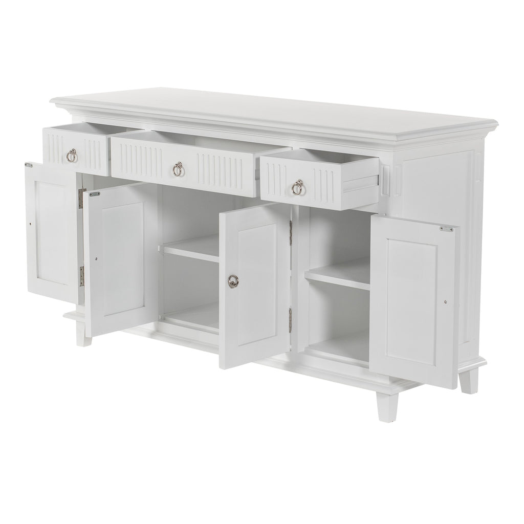 NovaSolo Skansen Buffet with 4 Doors 3 Drawers, Classic White – view 4