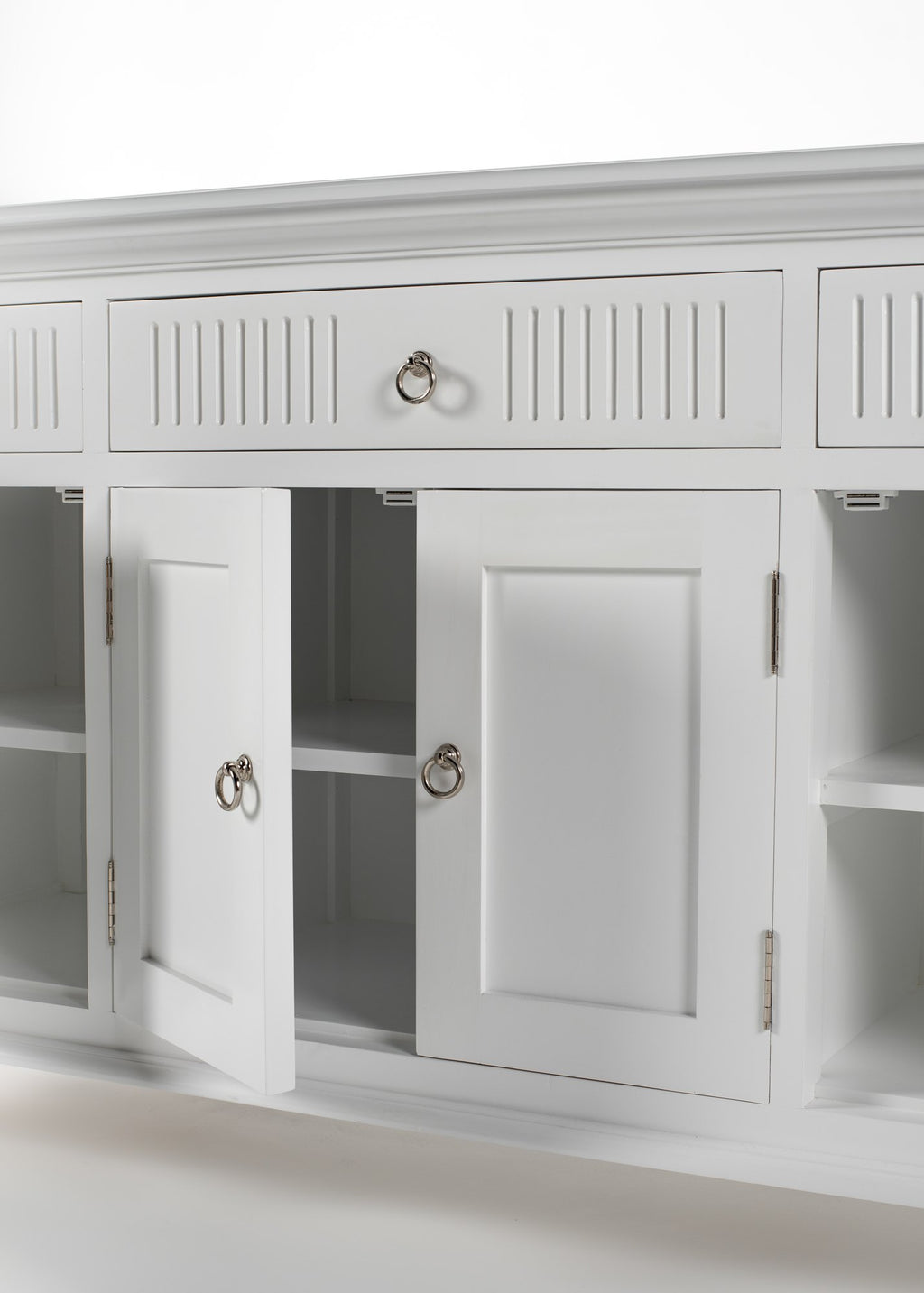 NovaSolo Skansen Buffet with 4 Doors 3 Drawers, Classic White – view 8