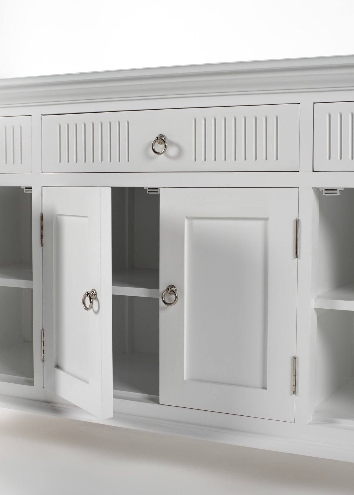 NovaSolo Skansen Buffet with 4 Doors 3 Drawers, Classic White – view 8