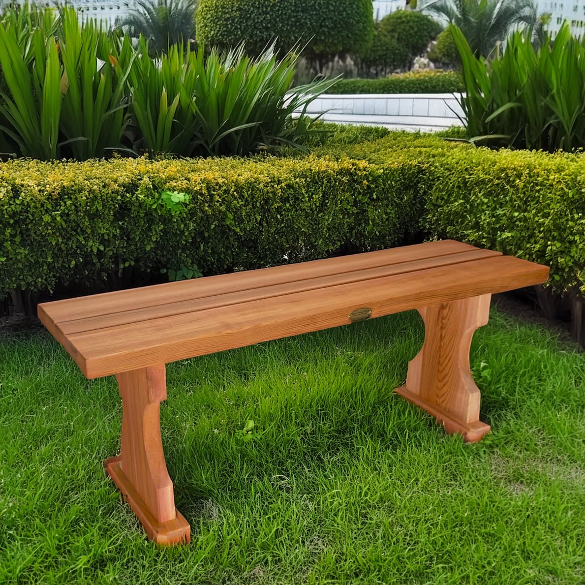 All Things Cedar 4-ft Backless Bench – view 7