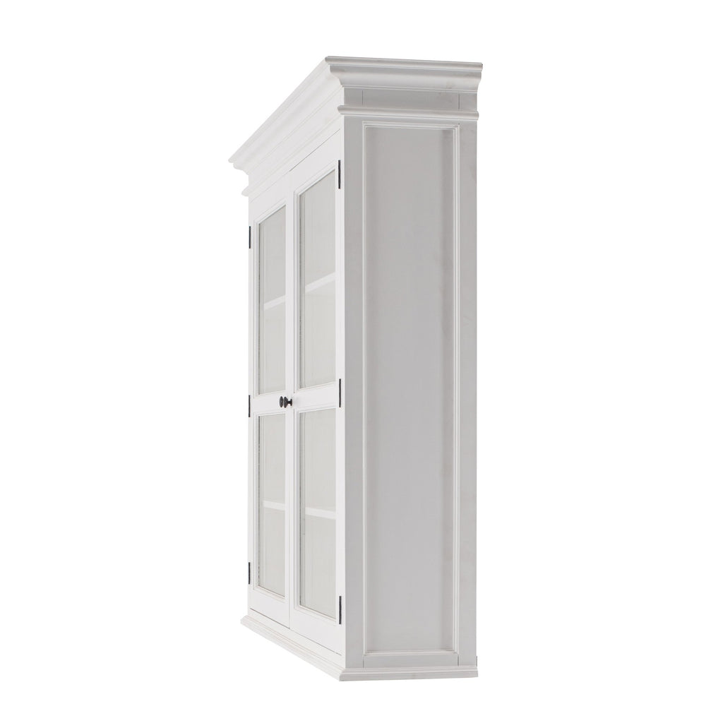 NovaSolo Halifax Glass-Display Hutch Unit, Classic White – view 10