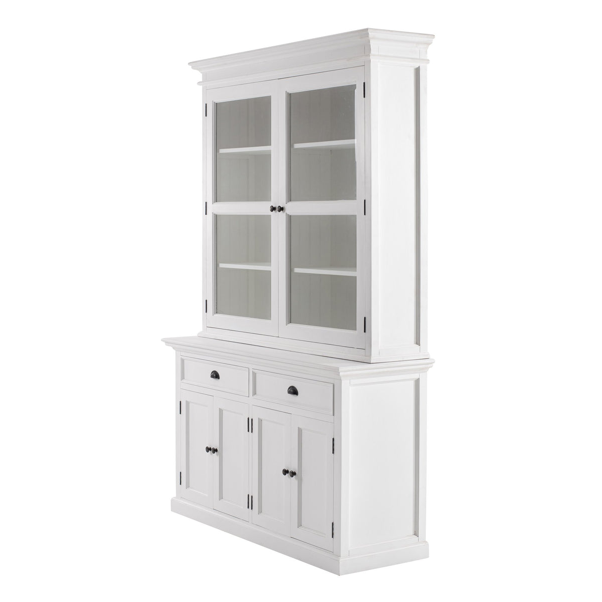 NovaSolo Halifax Glass-Display Hutch Unit, Classic White – view 2
