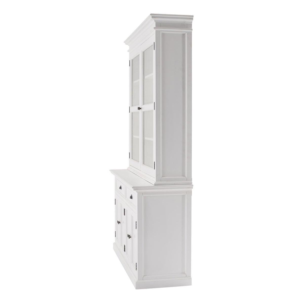 NovaSolo Halifax Glass-Display Hutch Unit, Classic White – view 4