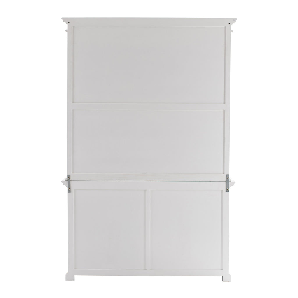 NovaSolo Halifax Glass-Display Hutch Unit, Classic White – view 6