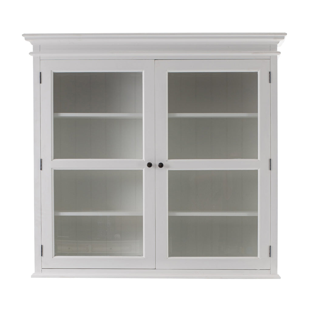 NovaSolo Halifax Glass-Display Hutch Unit, Classic White – view 7