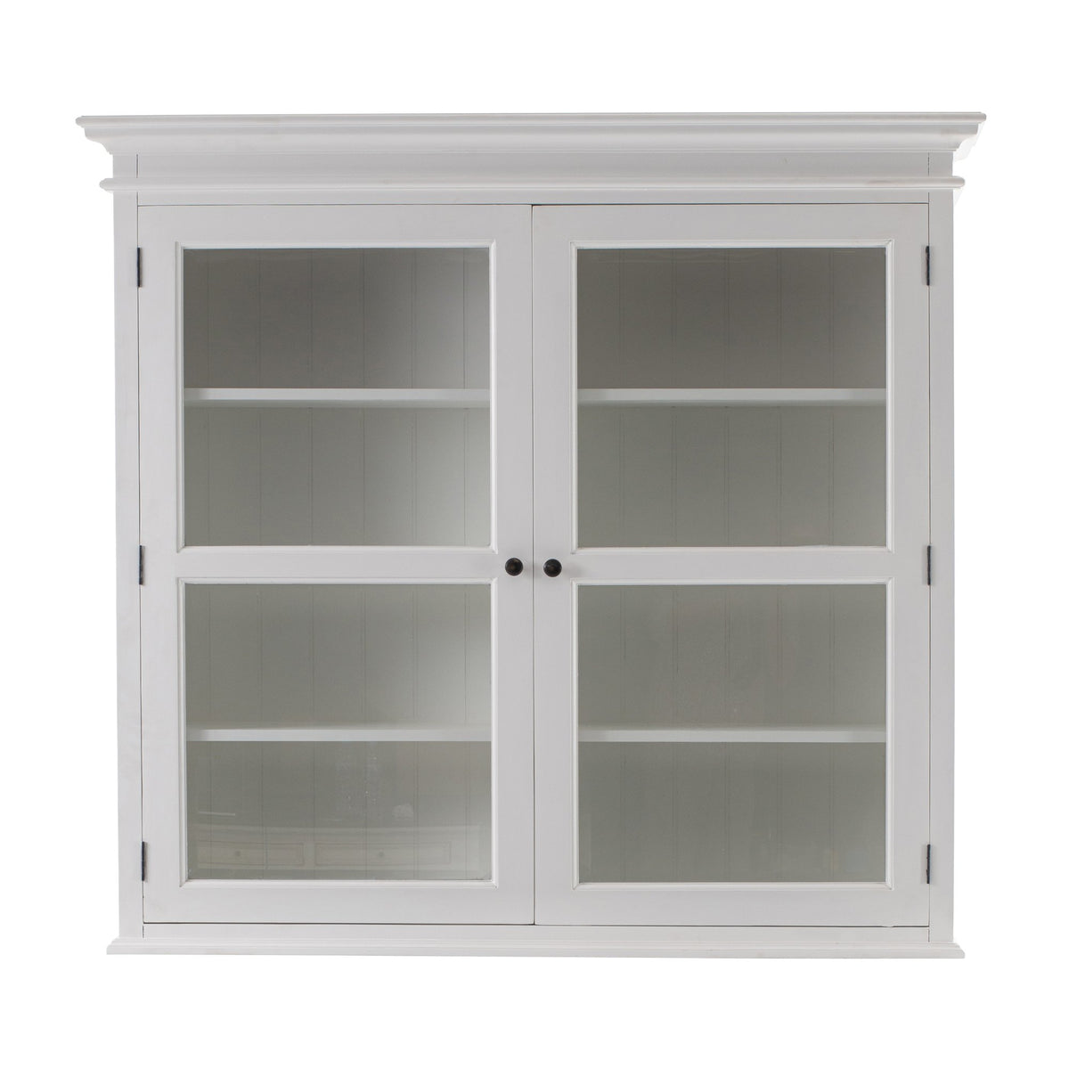 NovaSolo Halifax Glass-Display Hutch Unit, Classic White – view 7