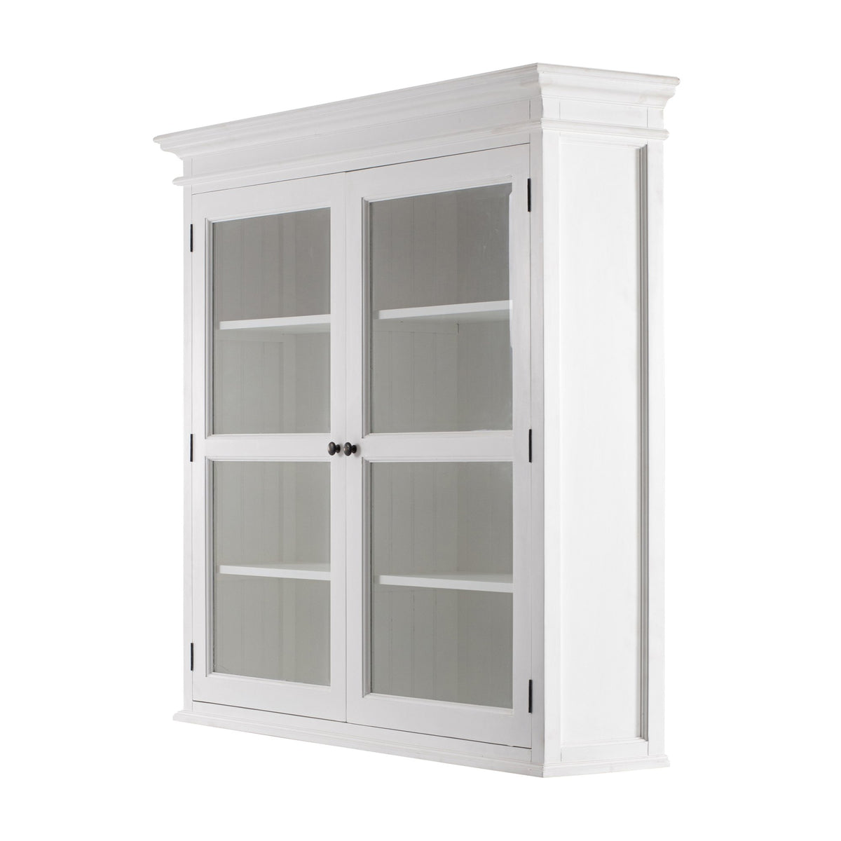 NovaSolo Halifax Glass-Display Hutch Unit, Classic White – view 8