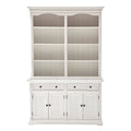 NovaSolo Provence Hutch Cabinet, Classic White