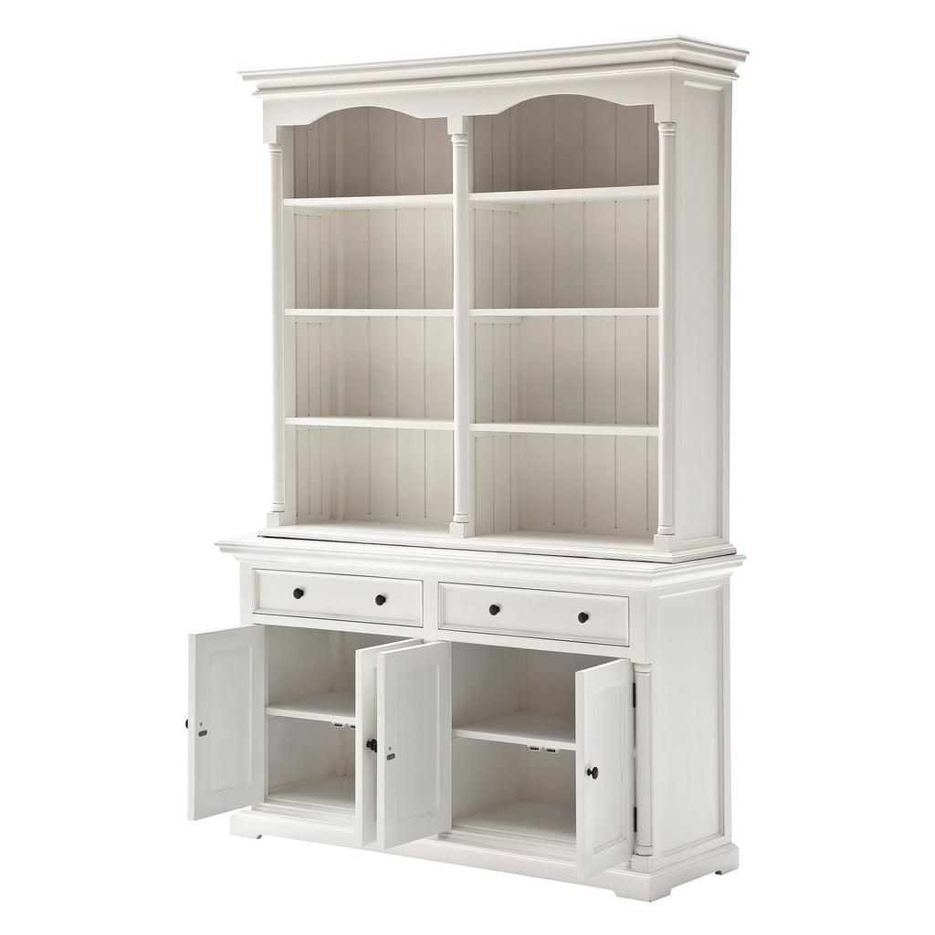 NovaSolo Provence Hutch Cabinet, Classic White – view 3