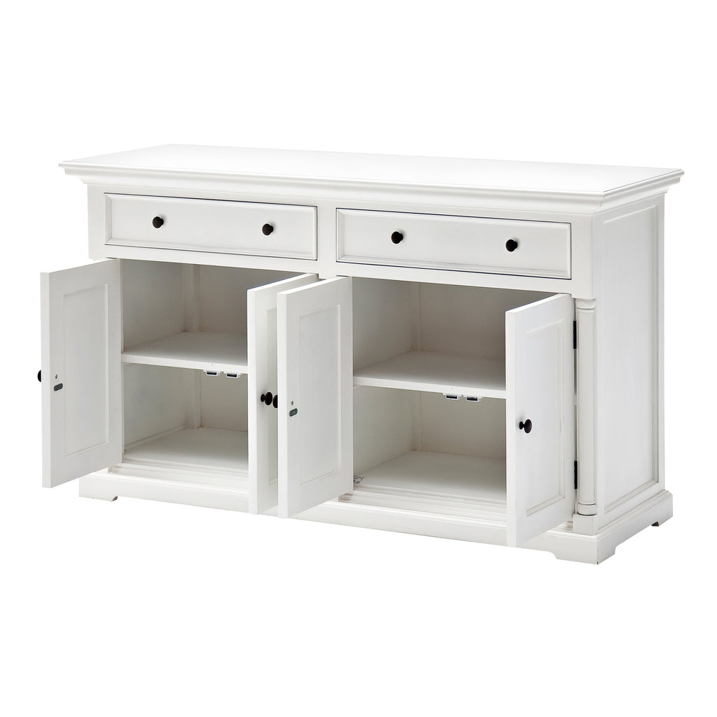 NovaSolo Provence Hutch Cabinet, Classic White – view 8