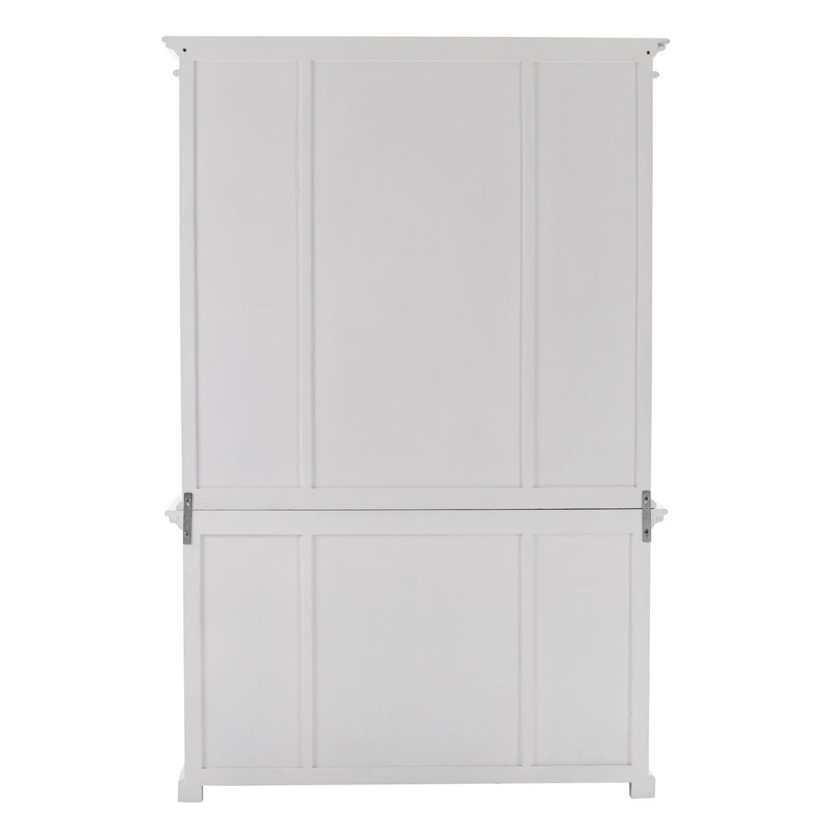 NovaSolo Halifax Glass Door Dining Hutch Unit, Classic White – view 5