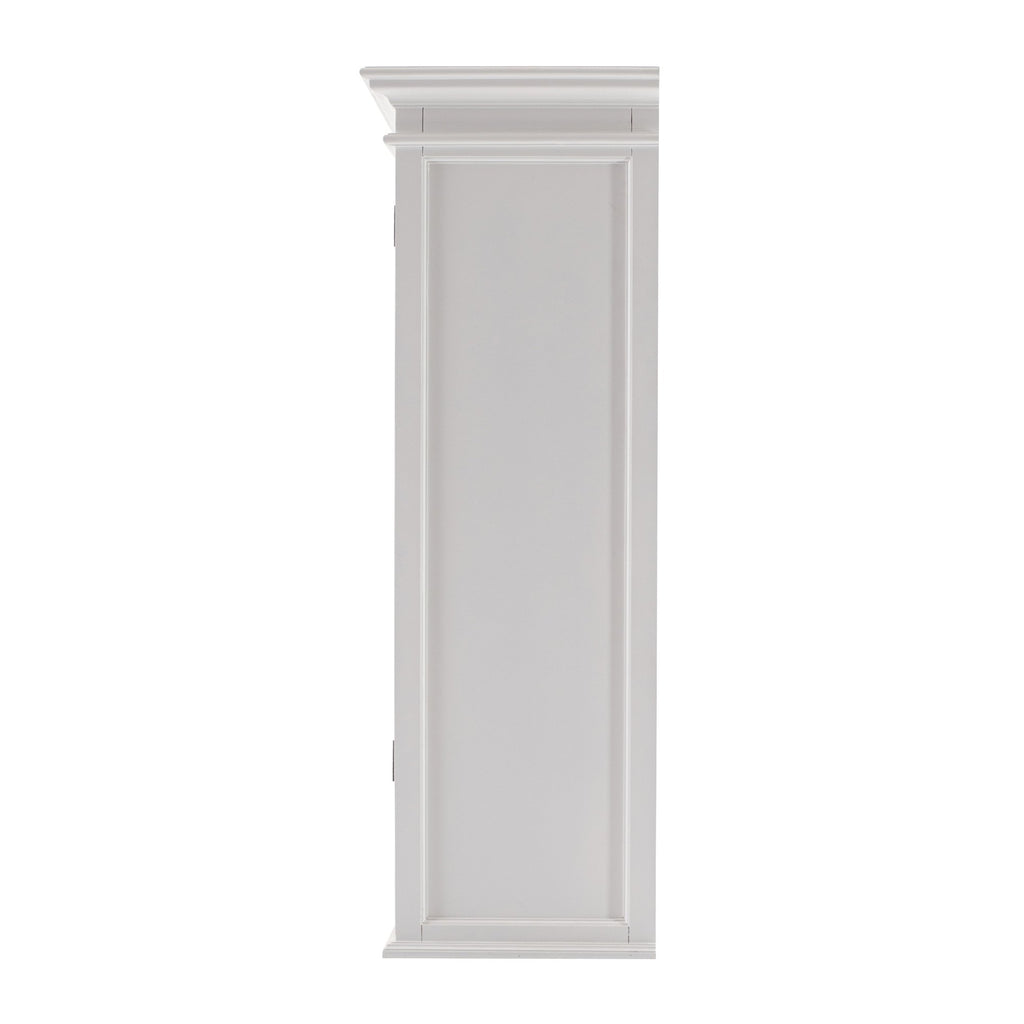 NovaSolo Halifax Glass Door Dining Hutch Unit, Classic White – view 8