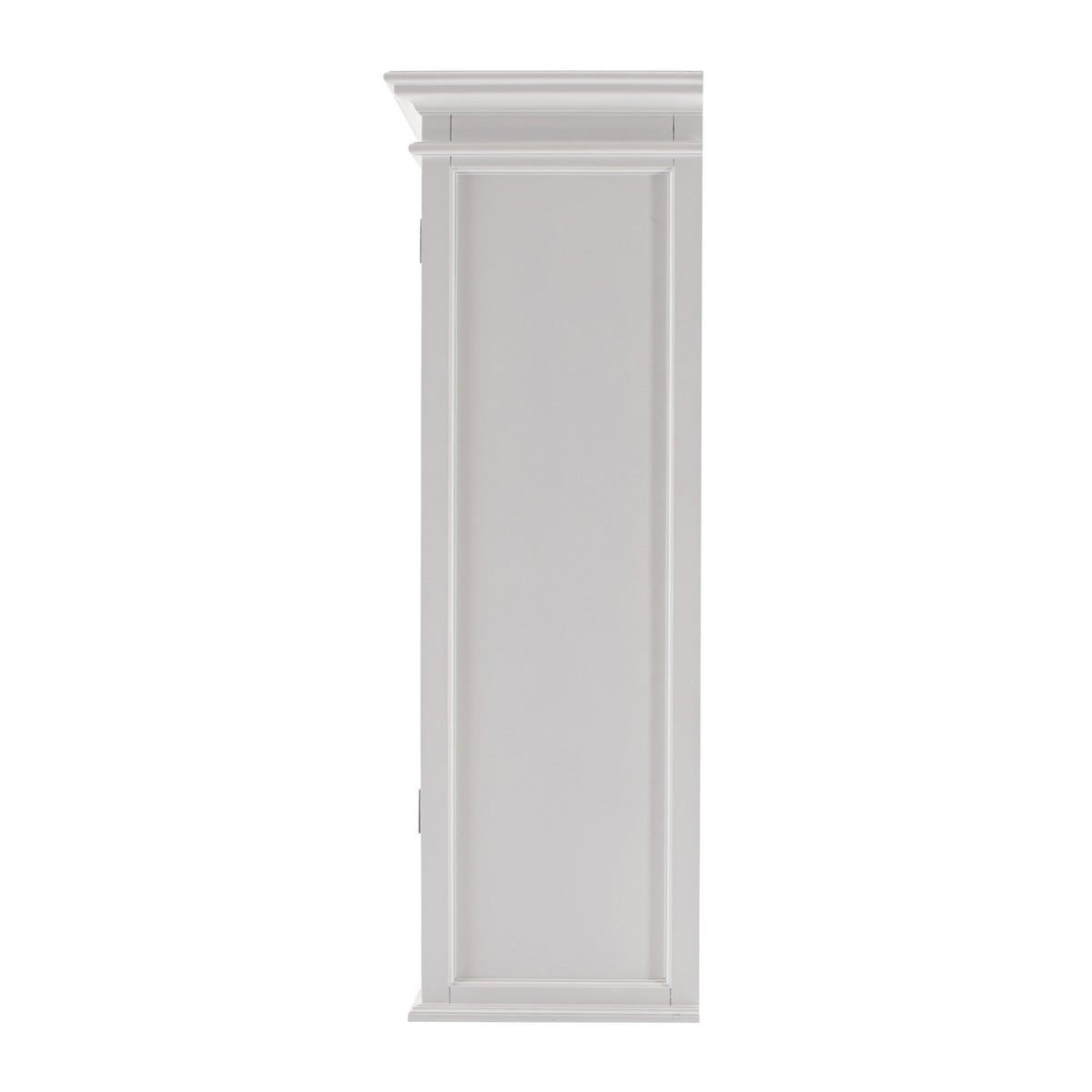 NovaSolo Halifax Glass Door Dining Hutch Unit, Classic White – view 8
