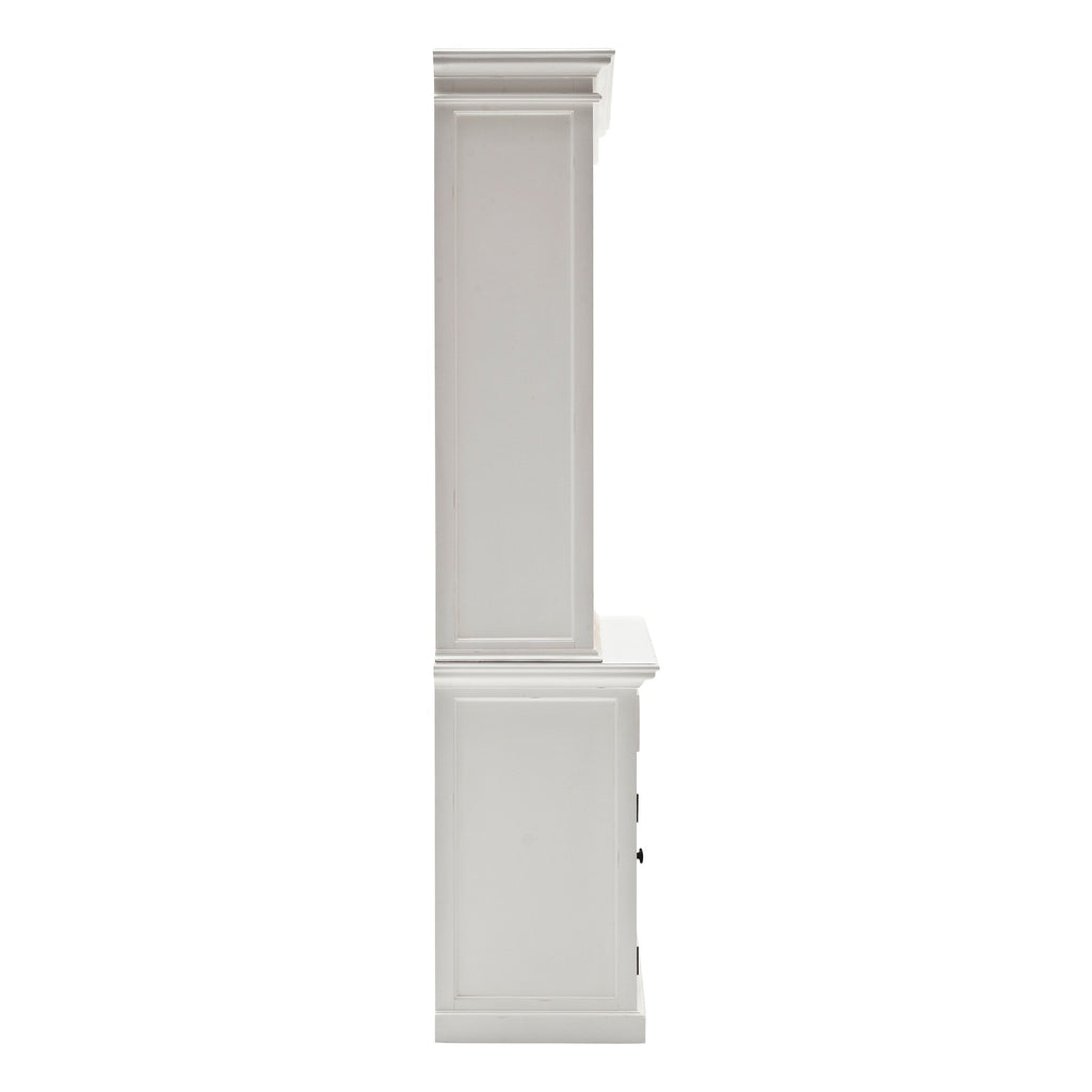 NovaSolo Halifax Hutch Bookcase Unit, Classic White – view 5