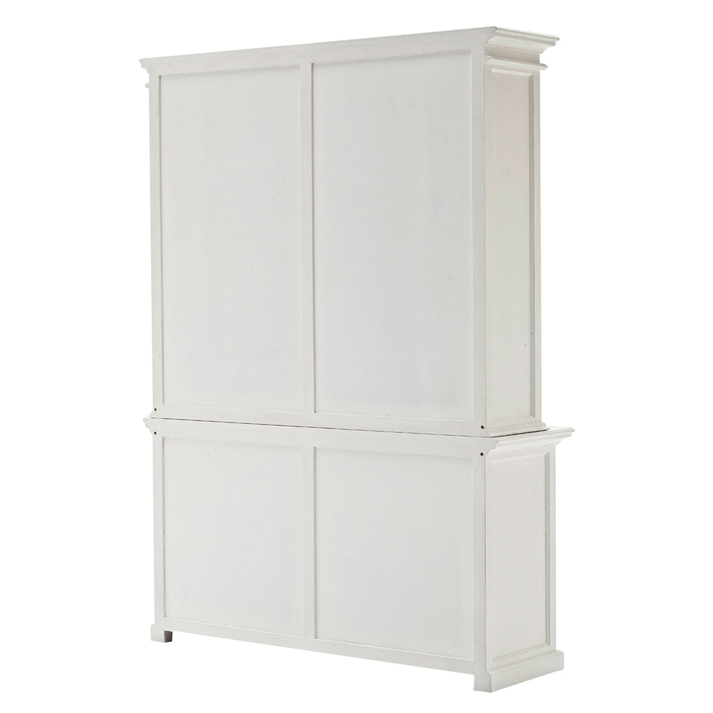 NovaSolo Halifax Hutch Bookcase Unit, Classic White – view 6