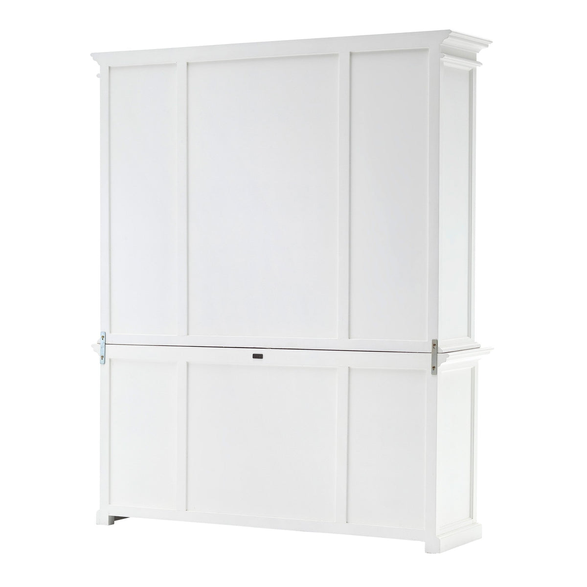 NovaSolo Halifax Library Hutch with Basket Set, Classic White – view 8