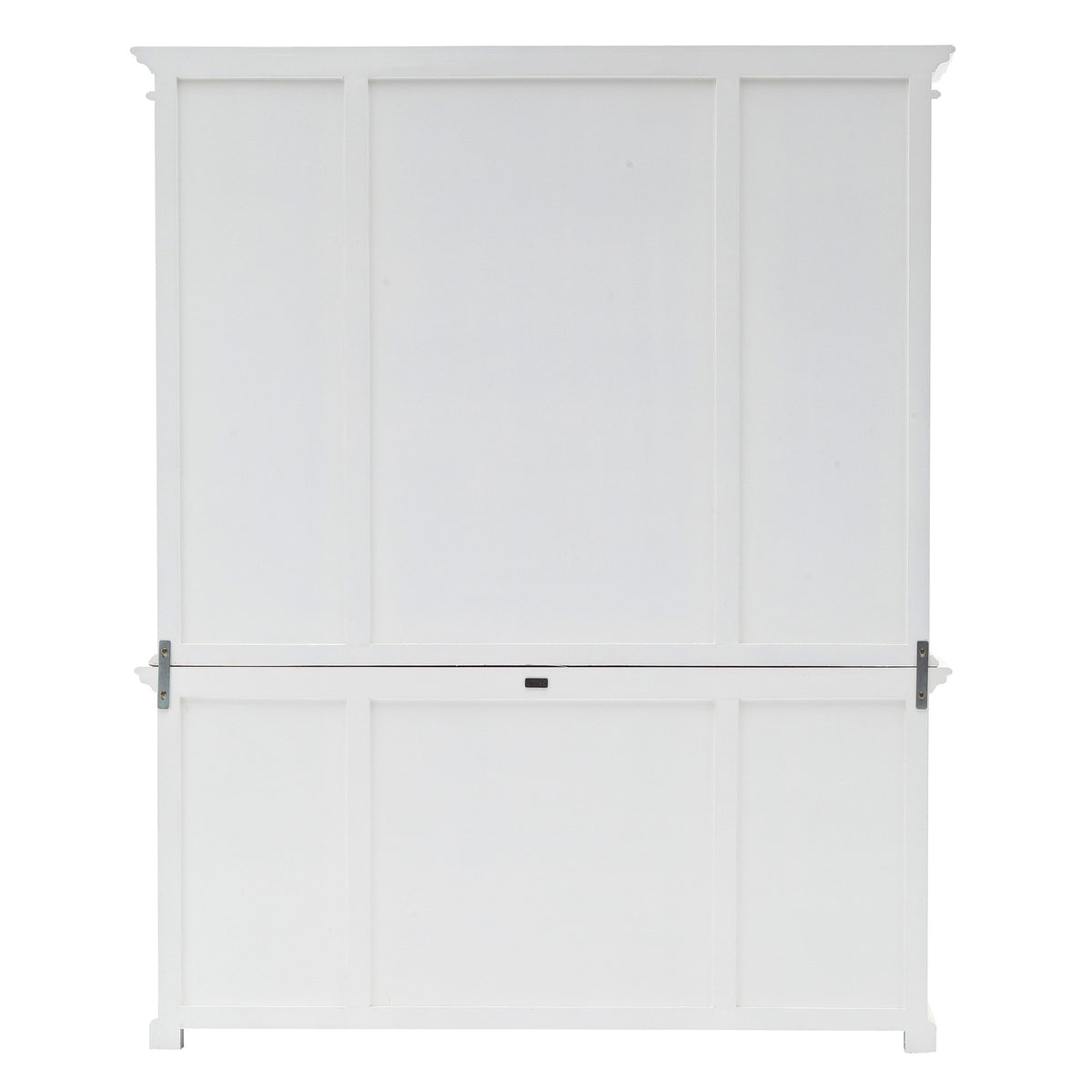 NovaSolo Halifax Library Hutch with Basket Set, Classic White – view 9