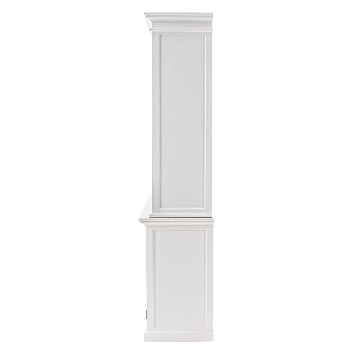 NovaSolo Halifax Hutch Cabinet with 5 Doors 3 Drawers, Classic White – view 4