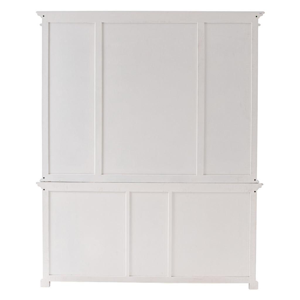 NovaSolo Halifax Hutch Cabinet with 5 Doors 3 Drawers, Classic White – view 5