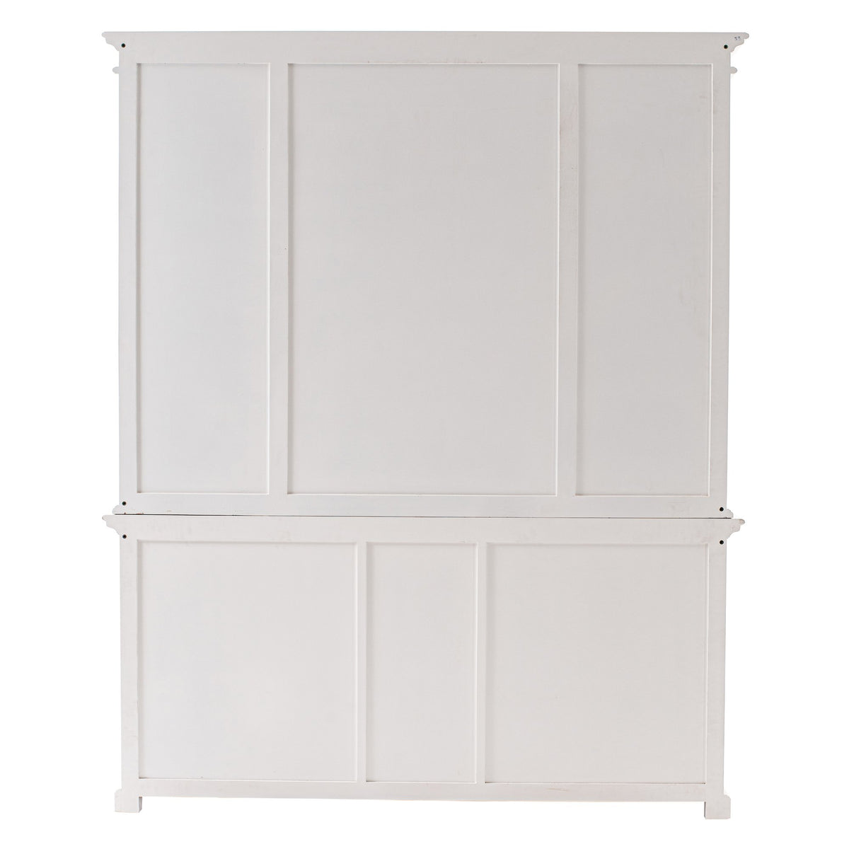 NovaSolo Halifax Hutch Cabinet with 5 Doors 3 Drawers, Classic White – view 5