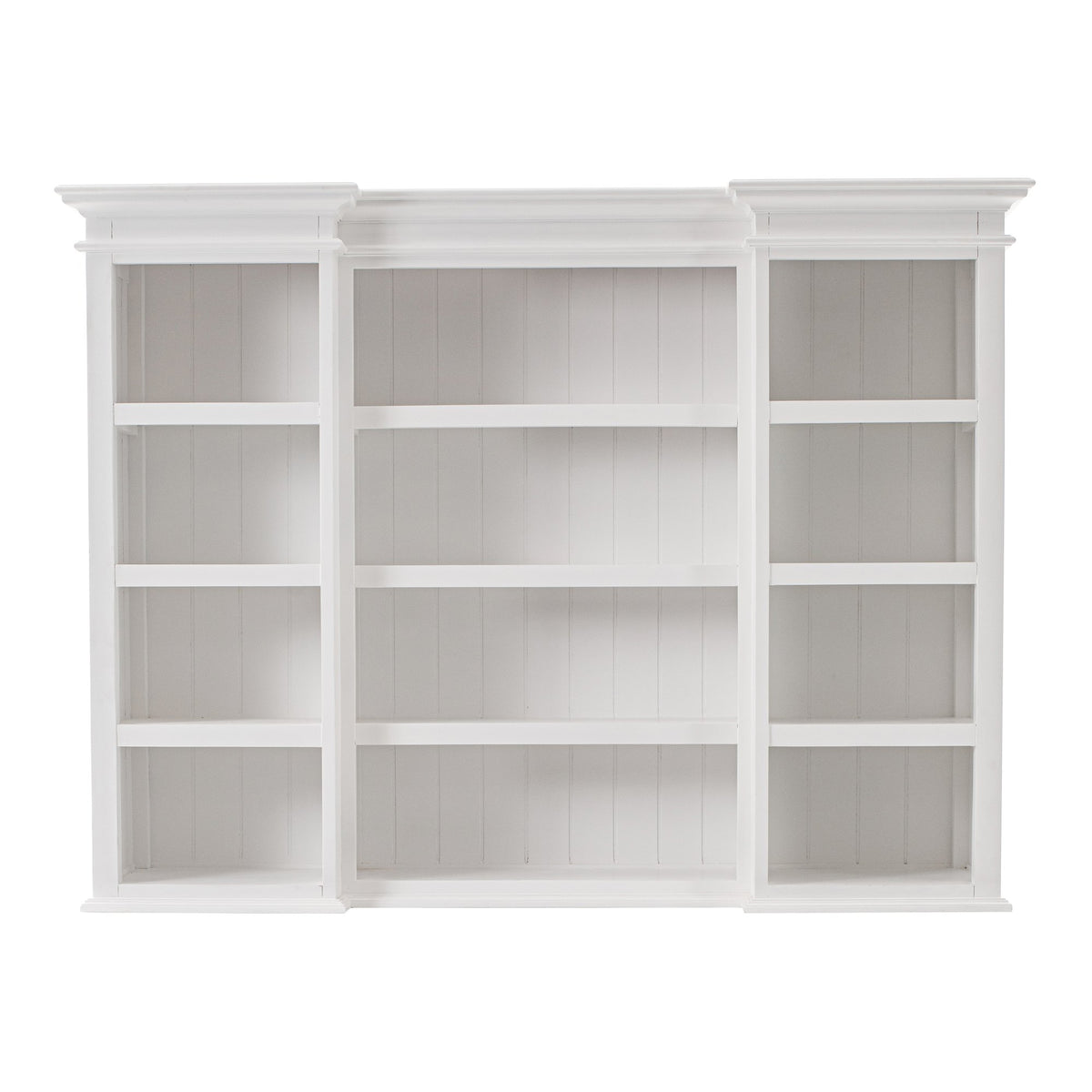 NovaSolo Halifax Hutch Cabinet with 5 Doors 3 Drawers, Classic White – view 6