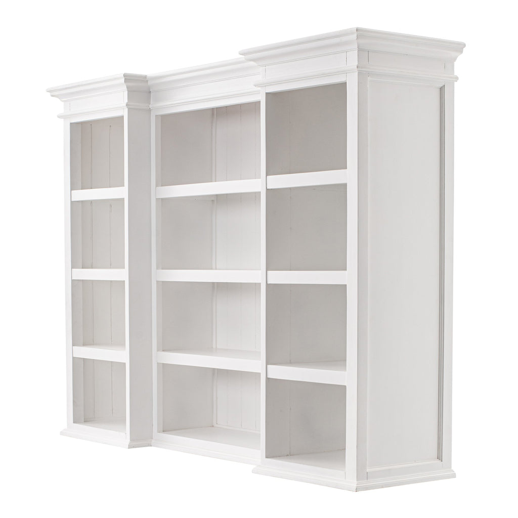 NovaSolo Halifax Hutch Cabinet with 5 Doors 3 Drawers, Classic White – view 7