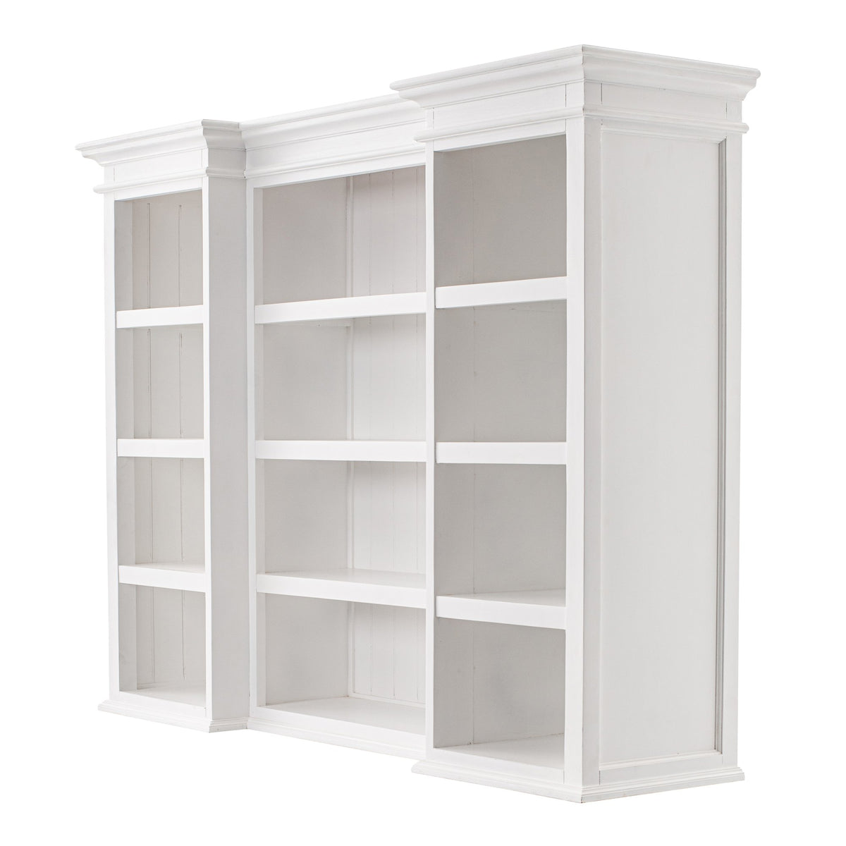 NovaSolo Halifax Hutch Cabinet with 5 Doors 3 Drawers, Classic White – view 7