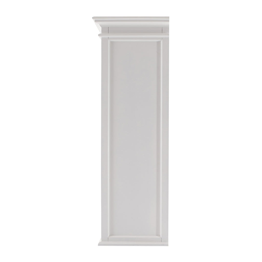 NovaSolo Halifax Hutch Cabinet with 5 Doors 3 Drawers, Classic White – view 8