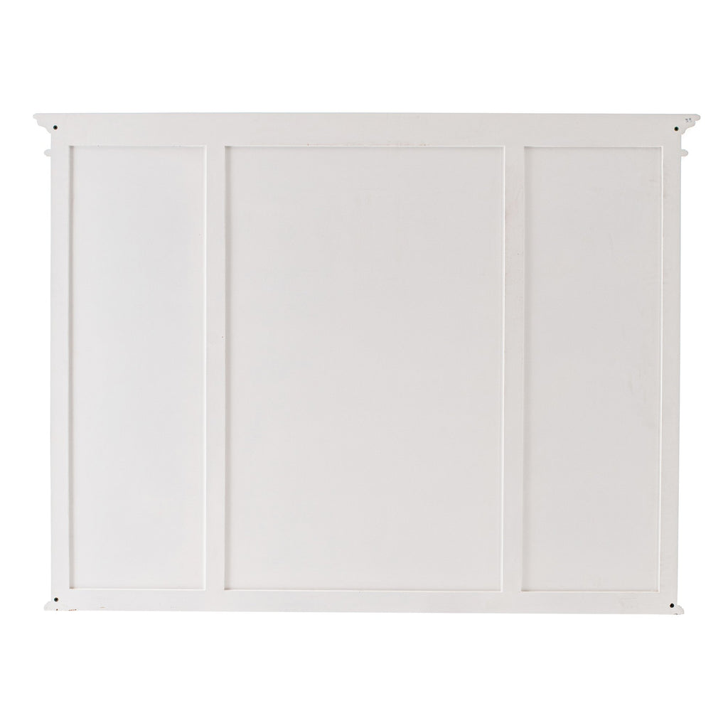 NovaSolo Halifax Hutch Cabinet with 5 Doors 3 Drawers, Classic White – view 9