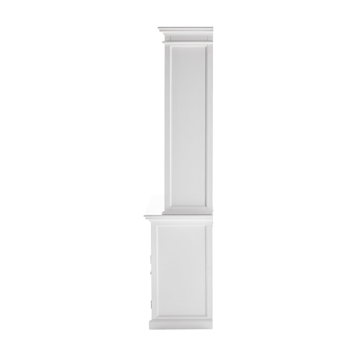 NovaSolo Halifax Hutch Bookcase 5 Doors 3 Drawers, Classic White – view 5