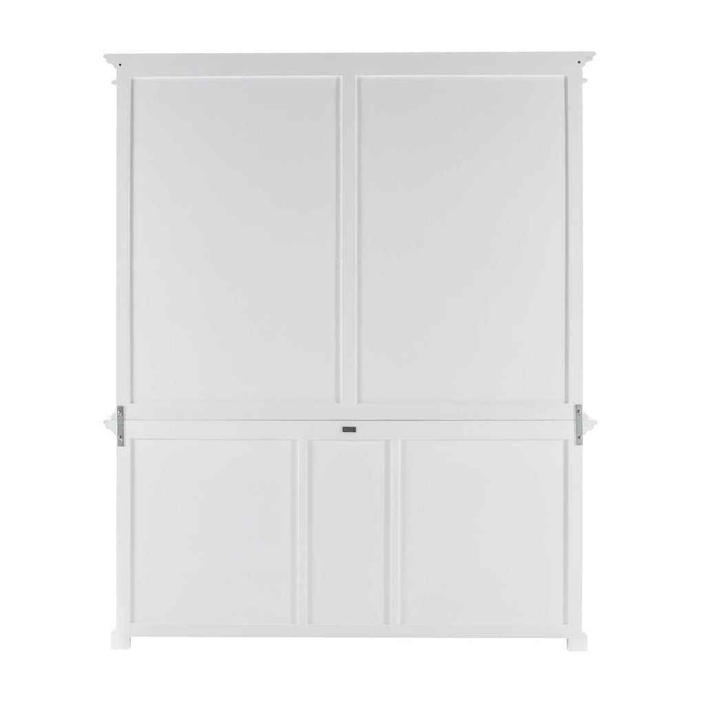 NovaSolo Halifax Hutch Bookcase 5 Doors 3 Drawers, Classic White – view 7