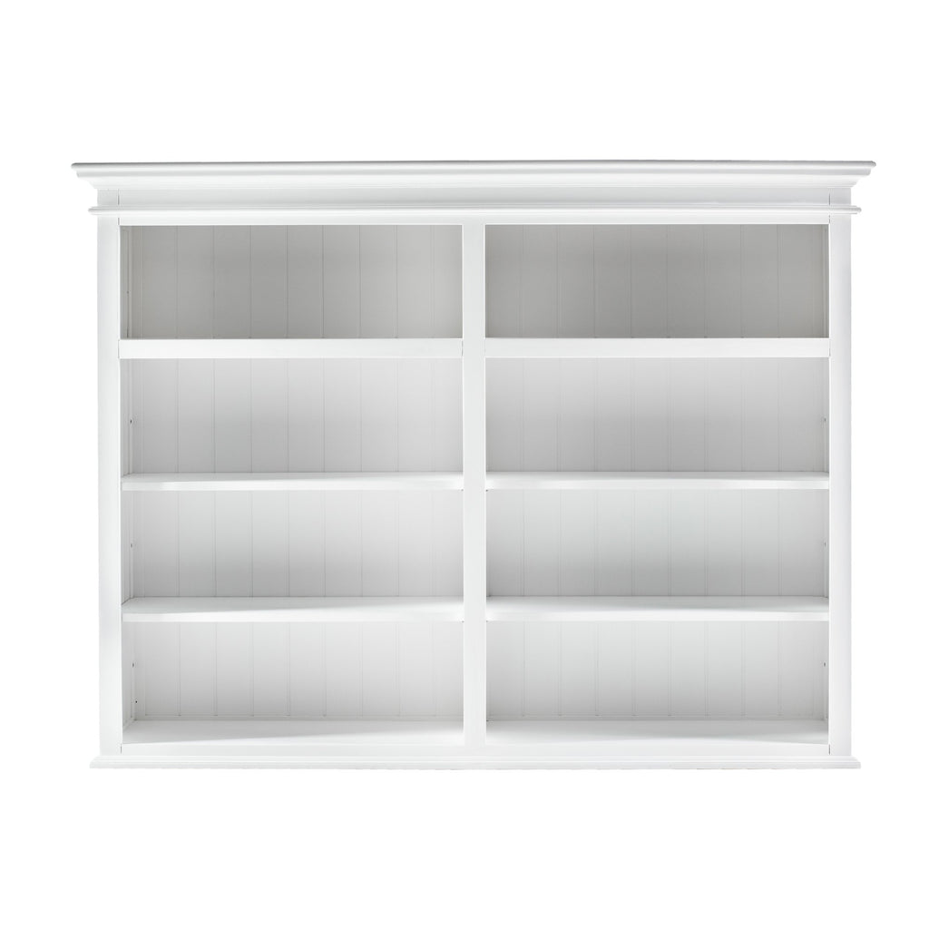 NovaSolo Halifax Hutch Bookcase 5 Doors 3 Drawers, Classic White – view 8