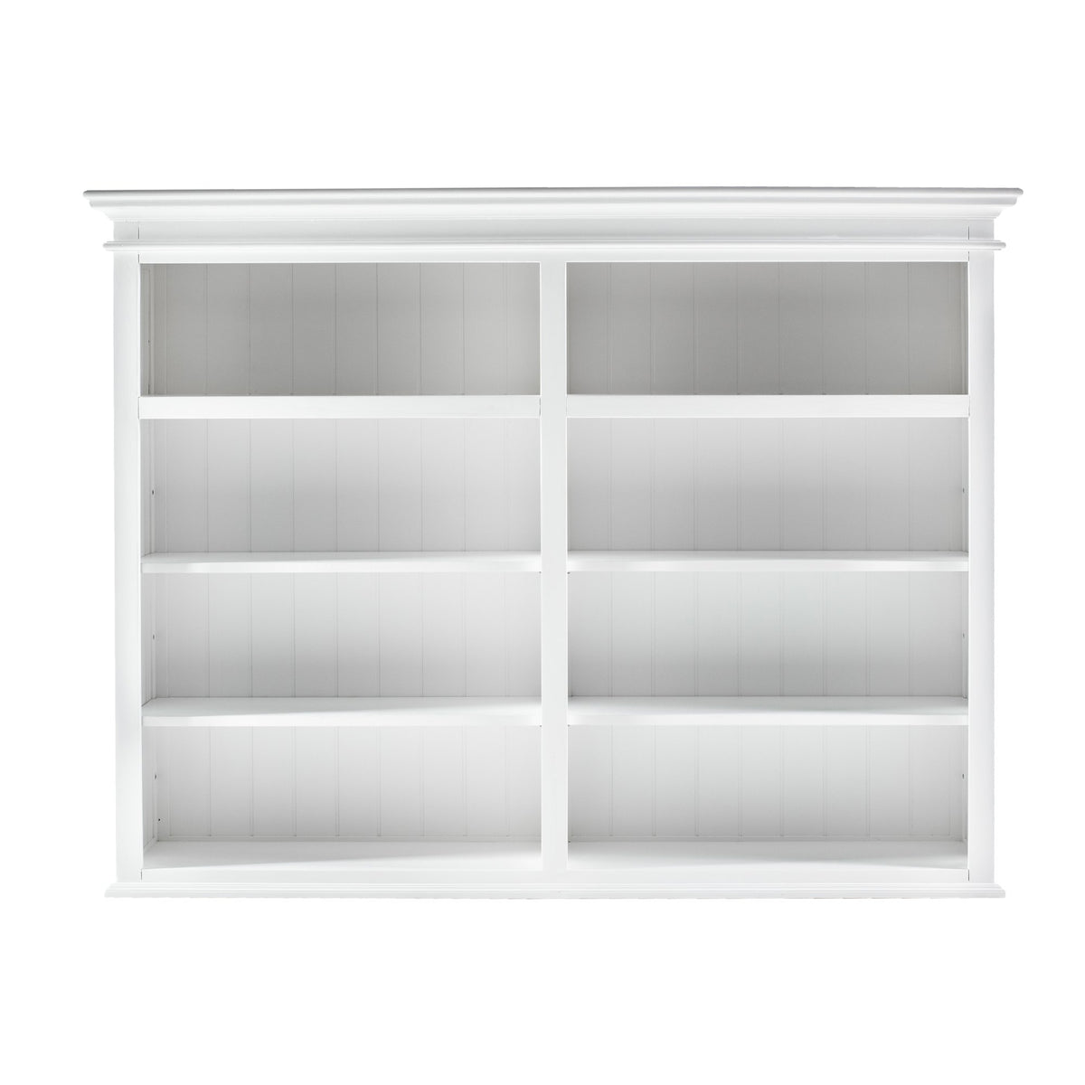 NovaSolo Halifax Hutch Bookcase 5 Doors 3 Drawers, Classic White – view 8