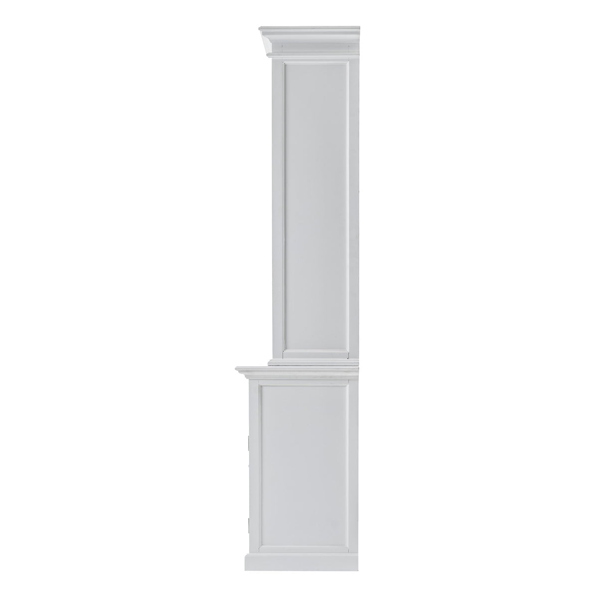 NovaSolo Halifax Buffet Hutch Unit with 2 Adjustable Shelves, Classic White – view 4