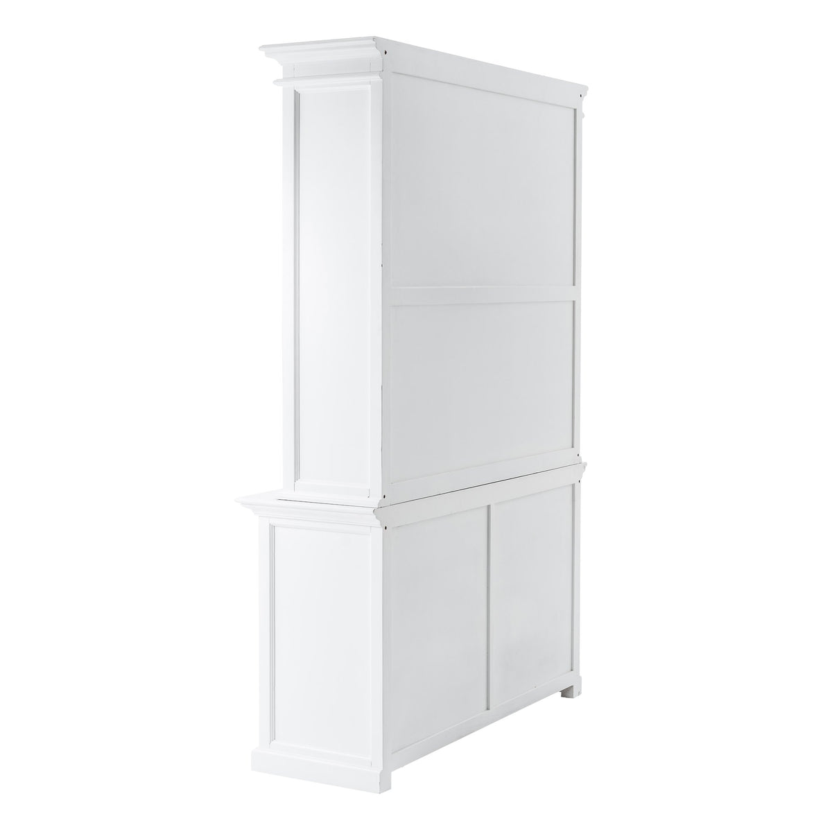 NovaSolo Halifax Buffet Hutch Unit with 2 Adjustable Shelves, Classic White – view 5