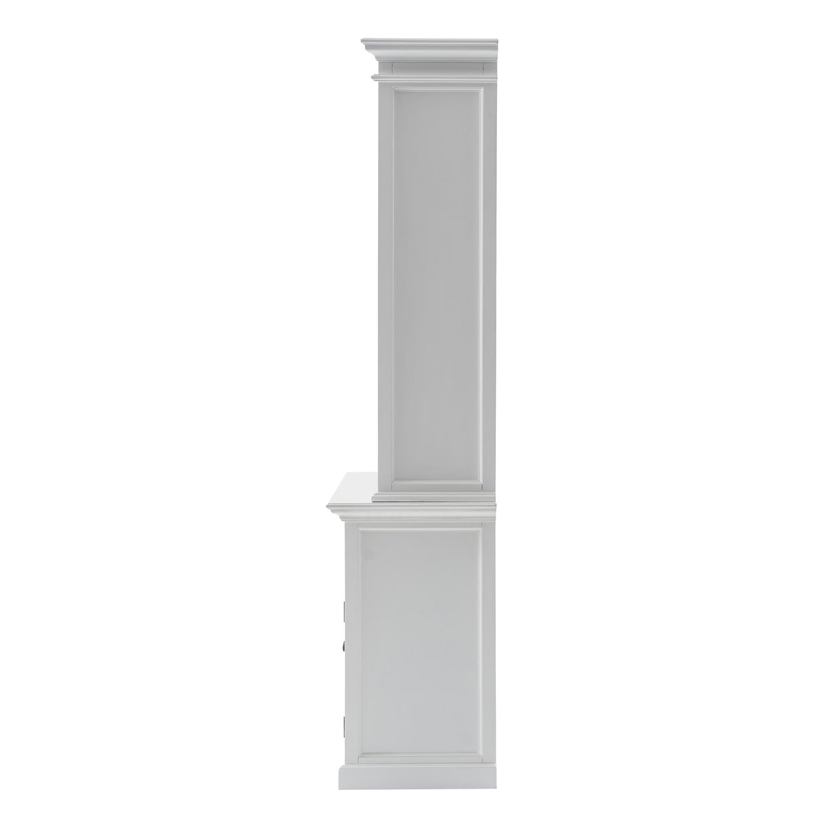 NovaSolo Halifax Buffet Hutch Unit with 6 Shelves, Classic White – view 4