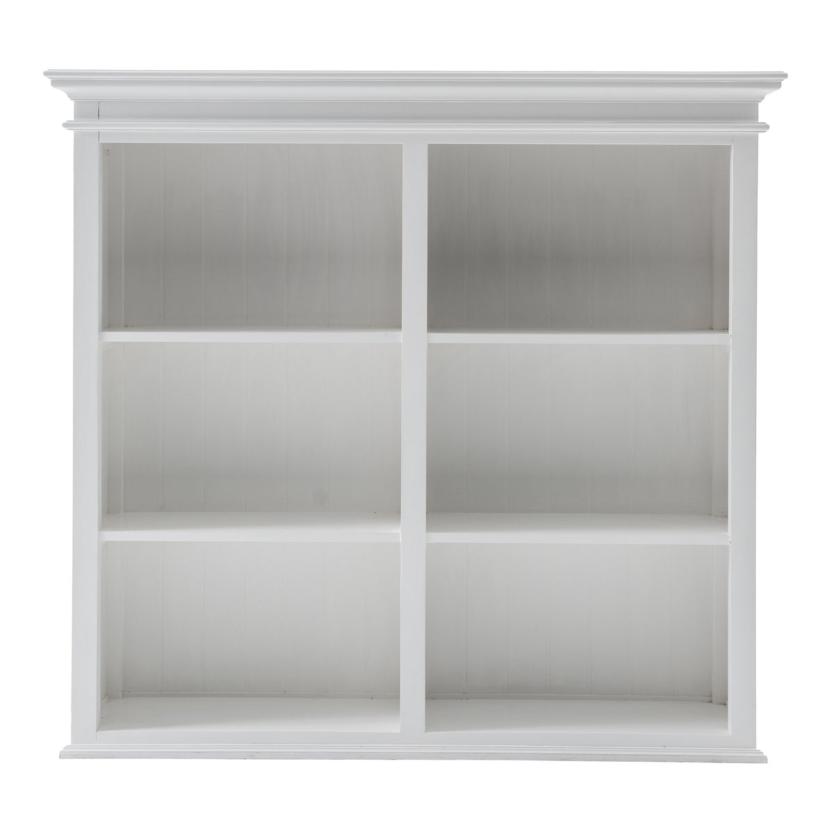 NovaSolo Halifax Buffet Hutch Unit with 6 Shelves, Classic White – view 7