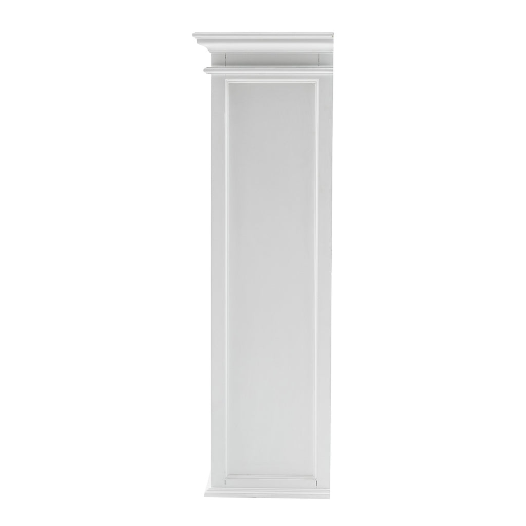 NovaSolo Halifax Buffet Hutch Unit with 6 Shelves, Classic White – view 9