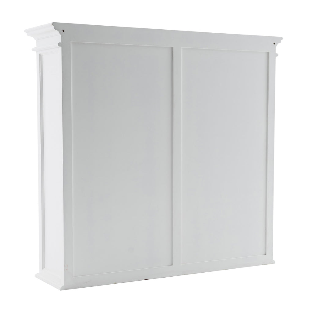 NovaSolo Halifax Buffet Hutch Unit with 8 Shelves, Classic White – view 10
